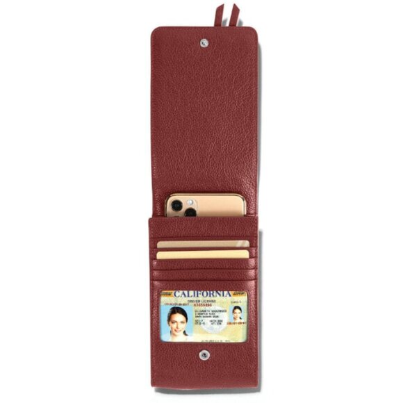 Brighton Interlok Leather Phone Organizer NWT - Picture 3 of 3